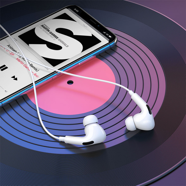 Гарнитура проводная BOROFONE BM30 Pro вставные, кабель 1.2м, белый