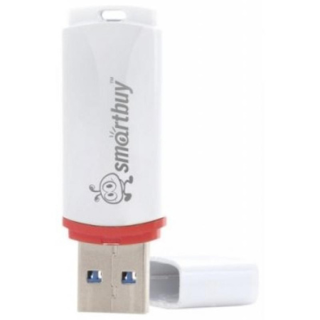 Флеш-накопитель USB2.0 64GB SmartBuy Crown (SB64GBCRW-W) белый