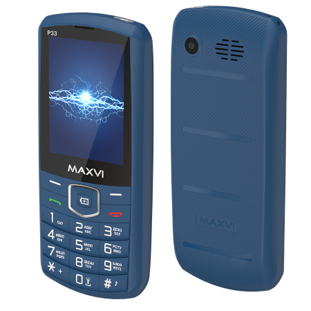 Сотовый Maxvi P33 Marengo 2sim/2.8"/320*240/microSD/0.3МП/Bt/4000мАч/моноблок