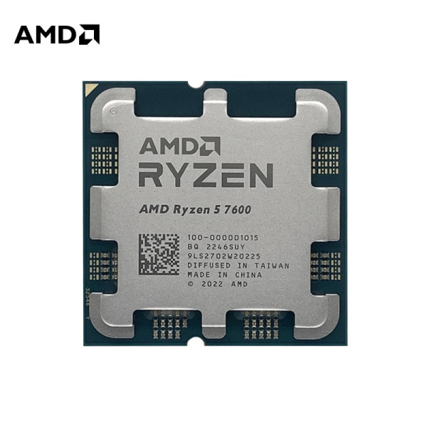 Процессор AMD AM5 Ryzen 5 7600 (6ядер/12потоков*3,8ГГц-5,1ГГц,32Мб, AMD Radeon Graphics,65Вт) oem