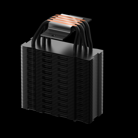 Кулер S115х/1200/1700/1851/AMx XASTRA AR400 ARGB BK (220W/120mm/800-1800rpm/ARGB/4 тепл.трубки)