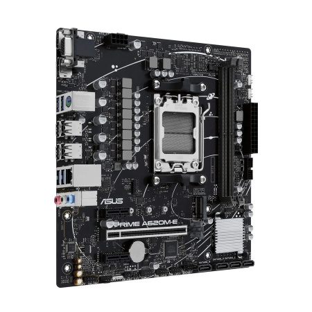 Мат.плата SocAM5 AMD A620 ASUS PRIME A620M-E-CSM (mATX,2DDR5,M.2,PCI-E16,2PCI-E,DP,HDMI,VGA,PC7200)