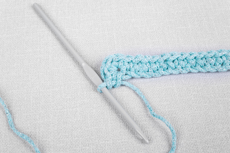 Крючок для вязания "Gamma" CHT алюминий d 3.0 мм 15 см в чехле с покрытием