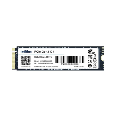 SSD-накопитель M.2 512Гб Indilinx 4XN80S [IND-4XN80S512GX](3D NAND,NVMe,2300/1500 Мб/с)