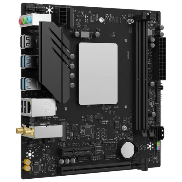 Материнская плата Maxsun MS-MoDT 205H D4 WIFI 205H, SoC, 2xDDR4, 1*PCIEx16, 1*PCIEx4, 1*PCIEx1, 4*M.2, 6*USB3.2Gen1, 6*USB2.0, 2*SATA3.0, 1G, M-ATX, RTL