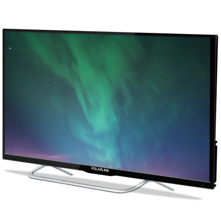 Телевизор 32" Polarline 32PL12TC 1366x768/HDMI,USB/DVB-T2,T,C/Черный HD Ready MediaPlayer