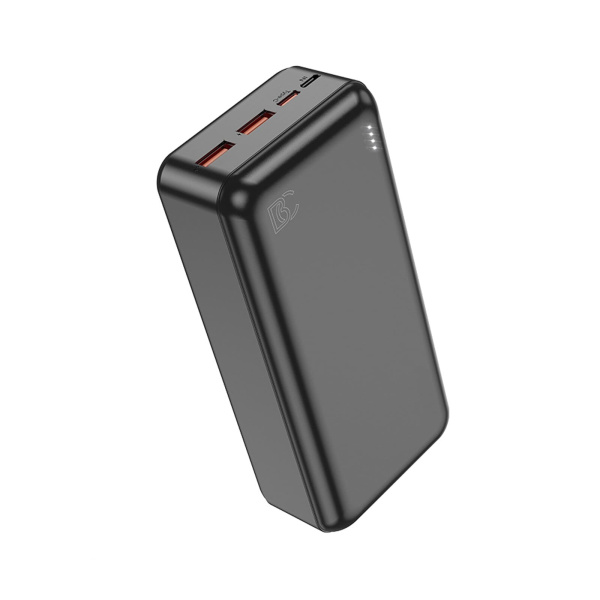 Аккумулятор внешний (Power Bank) BC 30PB101 30000mAh (5V 3A 2*USB QC PD) черный