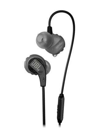 Гарнитура JBL ENDURANCE RUN, вставные, 32Ом, 105дб, кабель 1.2м, Черный
