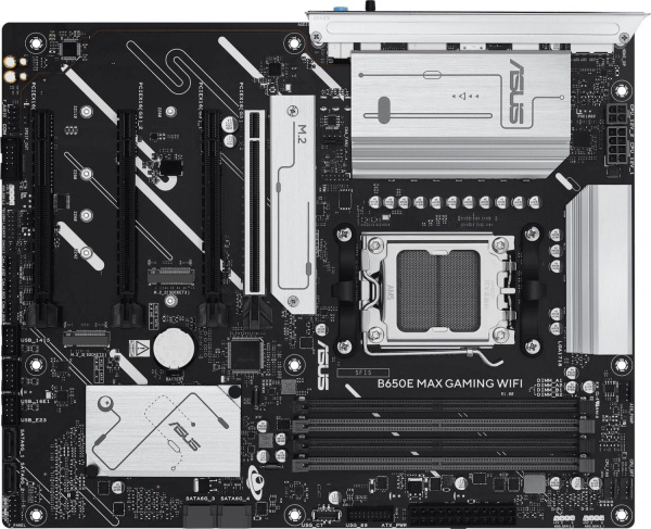 Материнская плата Asus B650E MAX GAMING WIFI Socket AM5 AMD B650 4xDDR5 ATX AC`97 8ch(7.1) 2.5Gg RAID+HDMI+DP