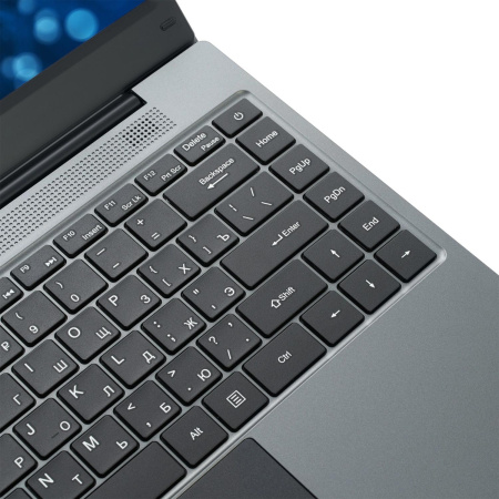 Ноутбук IRU Tactio 14ALH Core i3 1215U 8Gb SSD256Gb Intel UHD Graphics 14" IPS FHD (1920x1080) Windows 11 Pro Multi Language 64 grey WiFi BT Cam 4000mAh (2059058)
