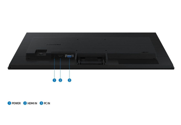 Монитор 23.8"/Samsung/S24D300GAI/Черный/1920x1080/IPS/100Hz/VGA/HDMI