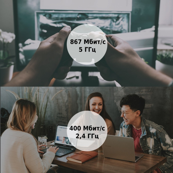 Адаптер WI-FI USB TP-Link Archer T3U AC1300 867+400_Mbps 802.11n/ac 2.4/5 ГГц