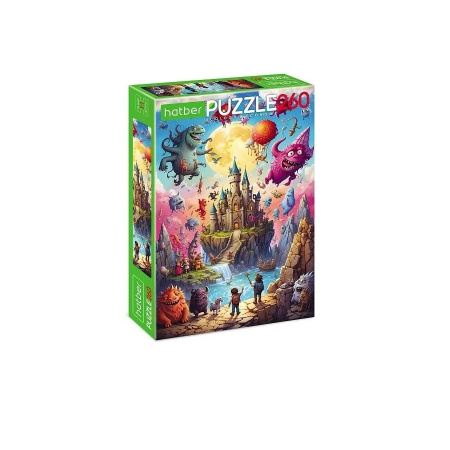 Пазл 260 эл. Hatber "Монстрики" 260ПЗ4_32303