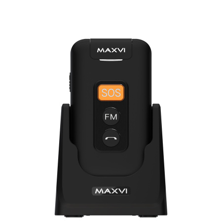 Сотовый Maxvi E5 up Black 2sim/2.8"/320*240/microSD/0.3МП/Bt/1500мАч/раскладушка