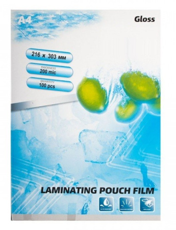 Пленка для ламинирования А4, 200мкм, глянец (100шт), LF (4368)