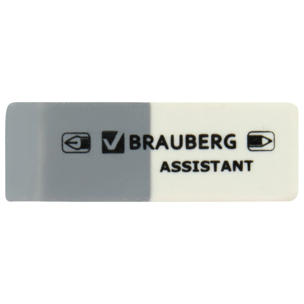 Ластик BRAUBERG "Assistant", 41х18х8мм (222461)