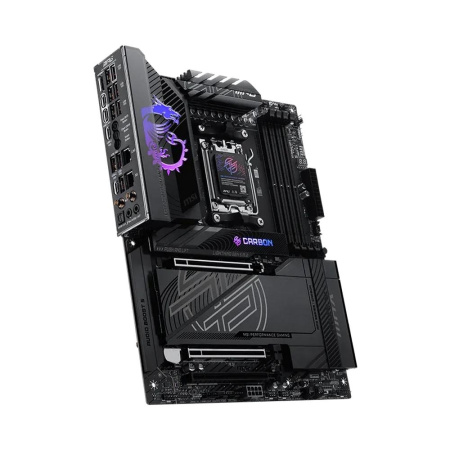 Материнская плата MSI MPG X870E CARBON MAX WIFI Socket AM5 AMD X870E 4xDDR5 ATX AC`97 8ch(7.1) 5Gigabit + 2.5Gigabit Ethernet RAID+HDMI