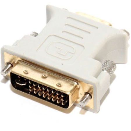 Переходник DVI-I 29(M)-VGA(F) Cablexpert A-DVI-VGA серый