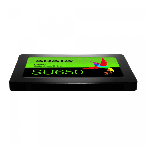 Твердотельный накопитель/ ADATA SSD Ultimate SU650, 240GB, 2.5" 7mm, SATA3, 3D TLC, R/W 520/450MB/s, IOPs 40 000/75 000, TBW 140, DWPD 0.5 (3 года)
