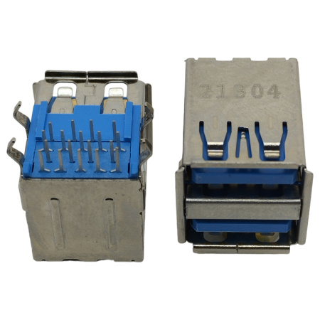 Разъём USB №101 ver.3.0 female двойной