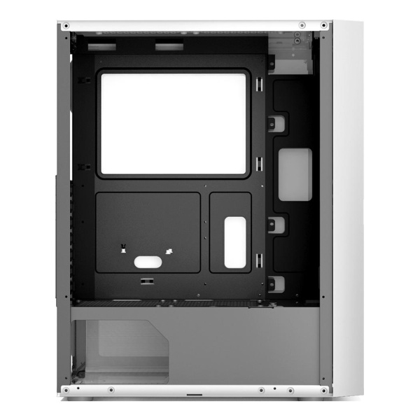 Корпус без блока питания/ Case PCCooler MA100 MESH WH, Midi-Tower, TG, Mesh, 3x120mm ARGB, 1xUSB-A 3.0 + 2xUSB-A 2.0, ATX, mATX, mITX White