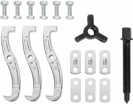 Съемник подшипников Deli DL-S3, трехзахватный, сталь 45#