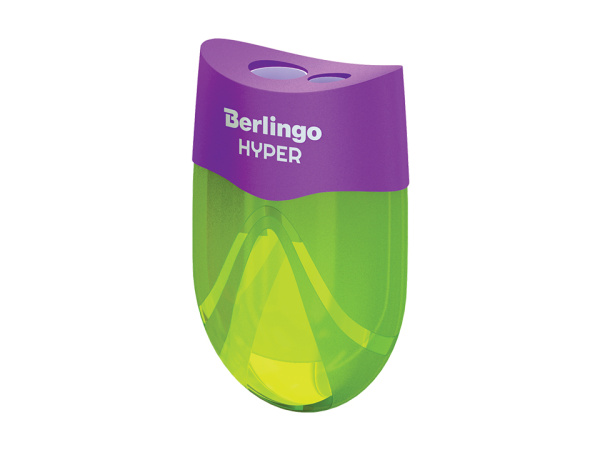 Точилка Berlingo "Hyper" 2 отверстия, с контейнером (BBp_15021)