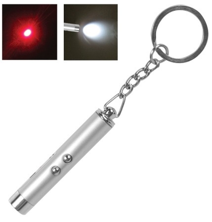 Указка лазерная красный луч, LED фонарь, ТВ-RP-24