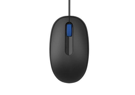 Мышь USB Perfeo OVAL (B3416) оптическая, бесшумная, 3кн., 1000dpi, кабель 1,8м, черная