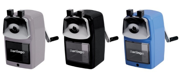 Точилка механическая BERLINGO металлический корпус (BM1263)