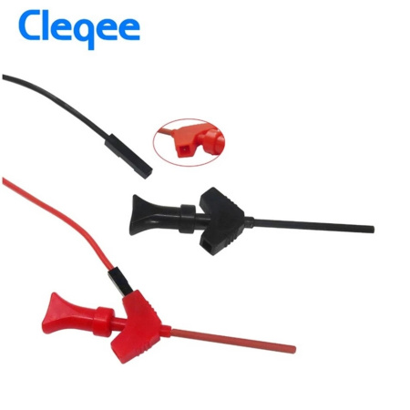 Насадка на щуп Cleqee P1511B, с захватом, черный+красный