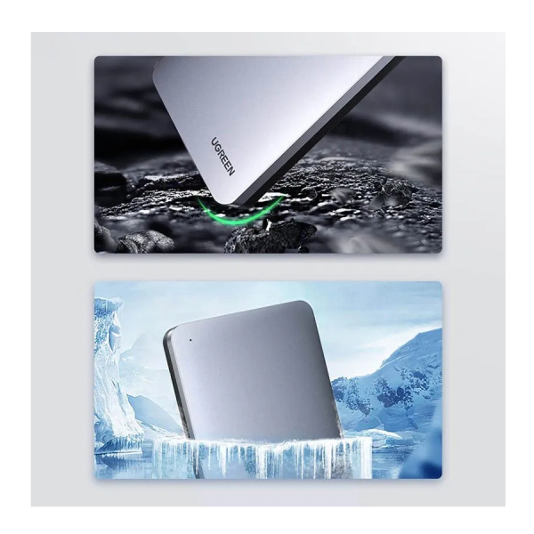 Внешний бокс для HDD 2.5" SATA UGREEN CM300 (70499) серый