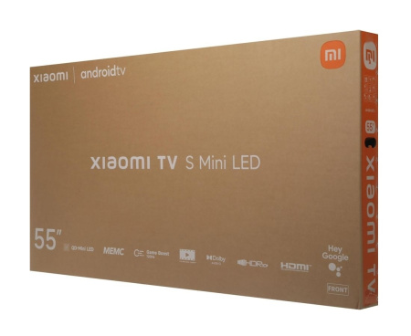 Телевизор 55" Xiaomi TV S Mini LED 55 2026 (4K UHD, 3840 x 2160, 120Гц, Android TV)(L55MC-SRU)