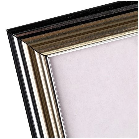 Фоторамка А4 OfficeSpace 21*30см. пластик, серебро (222160)