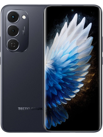 Смартфон Tecno SPARK 40 Pro+ 8Гб 256Гб Nebula Black 6.78", AMOLED, 2720*1224, 2*2.2+6*2ГГц, 50Мп, 13Мп, 4G, NFC, 5200мАч, And 15