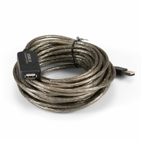 Кабель удлинительный USB2.0 Am-Af 10м ExeGate EX-UAE-AMAF-10.0 активный