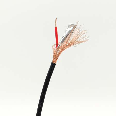 Кабель экранированный RVVP  1х0.3мм2, метражом, Cu, ПВХ