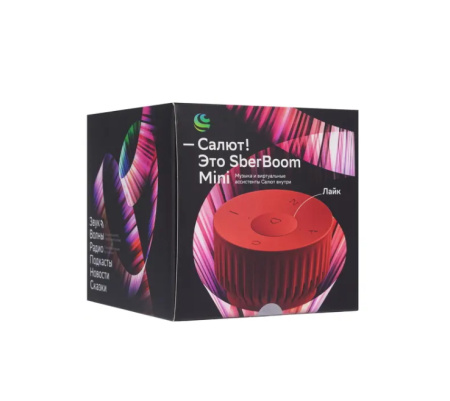 Умная колонка SberBoom Mini, SBDV-00095 красный
