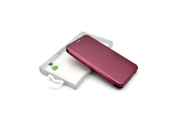 Чехол-книжка для Honor 9A INNOVATION бордовый