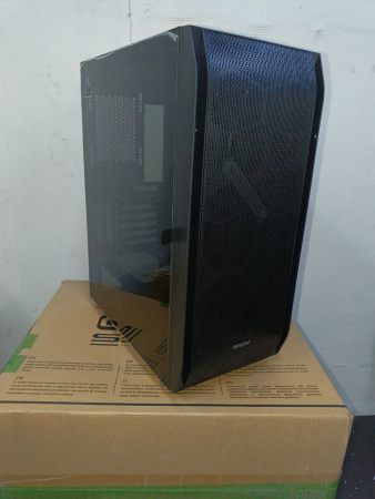 Распродажа! Корпус ATX Б_БП Ginzzu GL180 (USB3.0, Audio, черный)(замята крышка)
