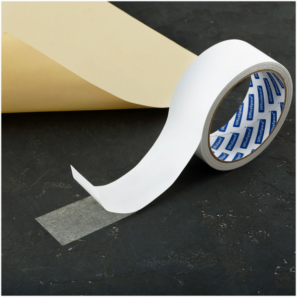 Клейкая лента двухсторонняя 38мм.*10м. OfficeSpace KLDb_55406