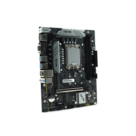 Мат.плата S1700 B760 AFOX B760D4-MA5-V2 (mATX,2DDR4,M.2,PCI-E16,PCI-E,VGA,HDMI,DP,PC3600)