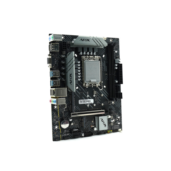 Мат.плата S1700 B760 AFOX B760D4-MA5-V2 (mATX,2DDR4,M.2,PCI-E16,PCI-E,VGA,HDMI,DP,PC3600)