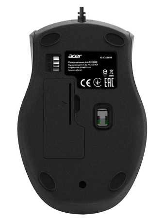 Мышь USB Acer OMW020 черный оптическая (1600dpi) USB (4but) (ZL.MCEEE.004)