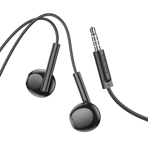 Гарнитура проводная BOROFONE BM76 вставные, кабель 1.2м, черный