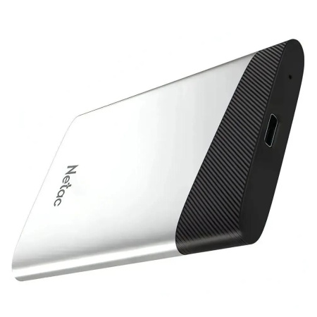 Внешний SSD диск USB3.2 Type-C 120Gb Netac Z6S (NT01Z6S-120G-32SL) серебристый,алюминий/пластик