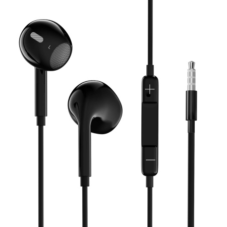 Гарнитура Perfeo REPRO внутриканальные, черный, с управлением звуком (PF_B4185)