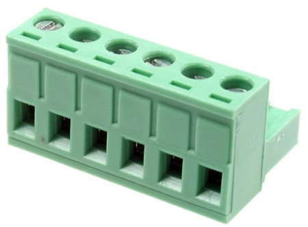 Клеммник разъемный  5.08мм, 6конт, 15а, 300в, угловой, ответная часть к 2EDGV/R,  2EDGK-5.08-06P-14-