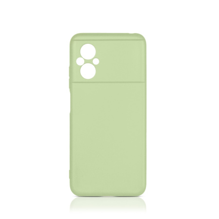 Чехол силиконовый для Poco M5 DF poCase-11 (light green)