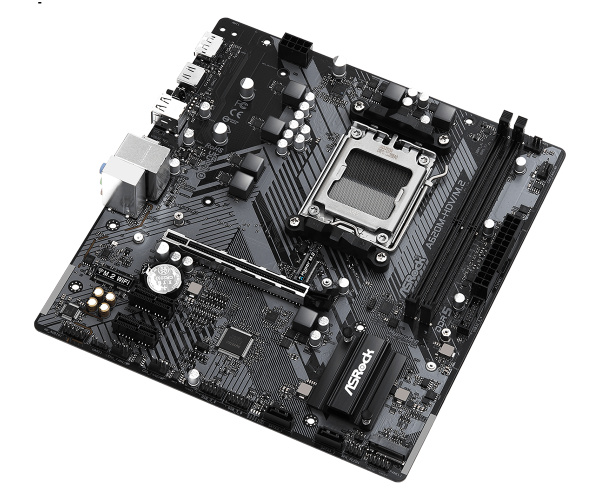 Мат.плата SocAM5 AMD A620 ASRock A620M-HDV/M.2 (mATX,2DDR5,2M.2,PCI-E16,2PCI-E,DP,HDMI,PC6400)